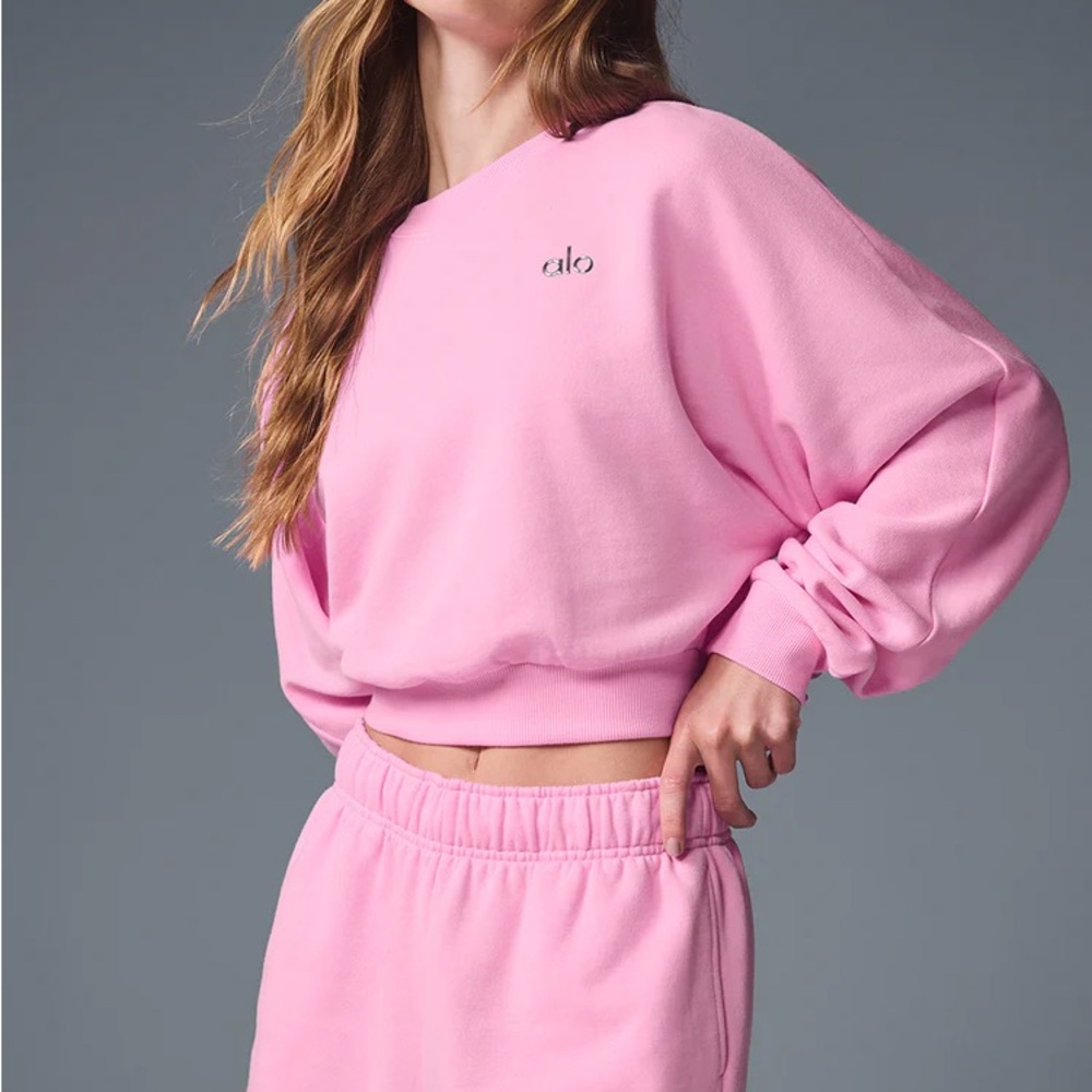 Alo yoga Cropped Accolade Crewneck NWT